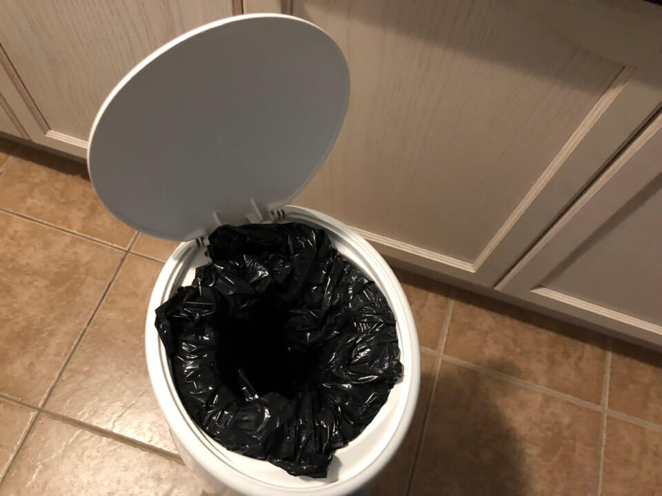 A Hack For Quickly Opening a Garbage Bag